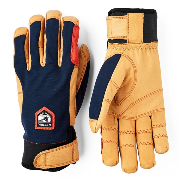 Hestra Ergo Grip Active - 5 finger - Navy/Natural brown